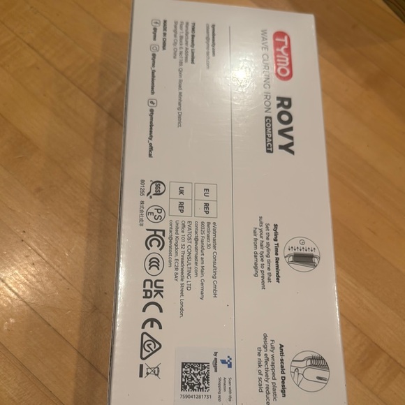 TYMO Rovy Wave Curling Iron Compact - Picture 2 of 4